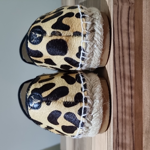 WINDSOR SMITH Brie Ocelot Pony Hair Espadrilles Size 6 - Picture 4 of 7
